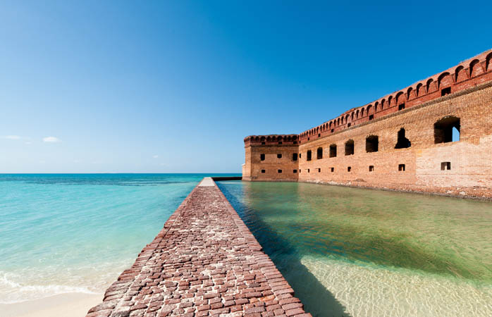 Blue water and red bricks: Fort Jefferson in a nutshell