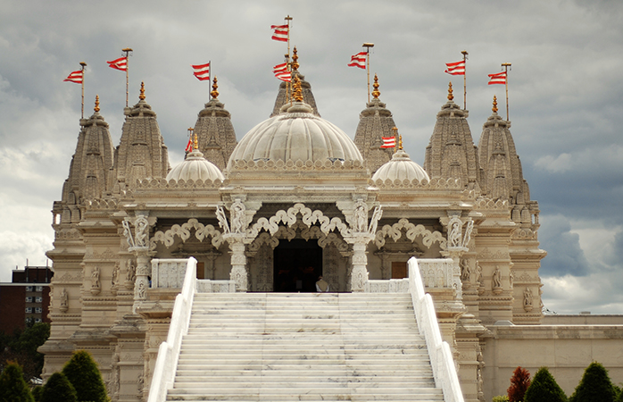 Hindu temple in Neasden, North London