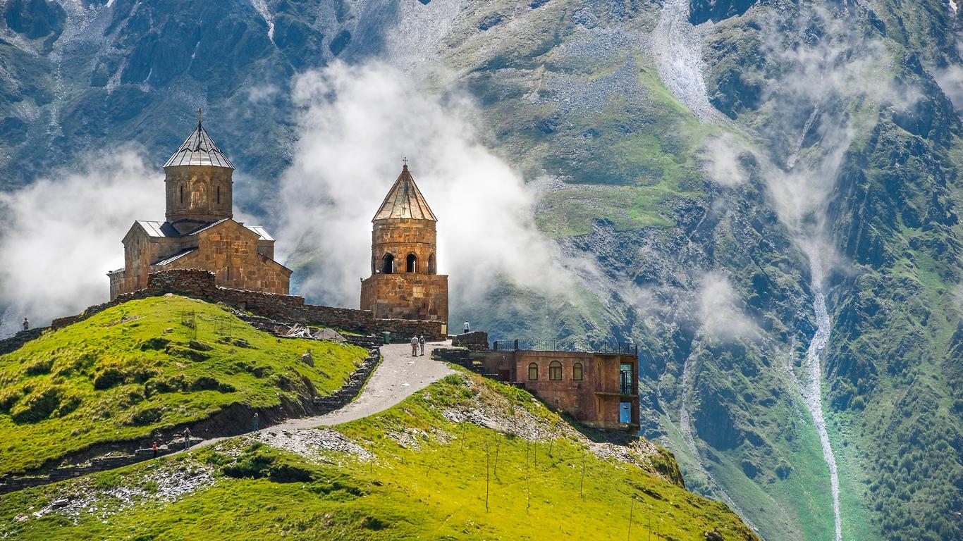 Gergeti Tower, Gergeti,, Грузия
