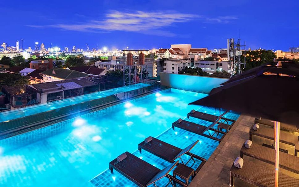 Tagpool på Chillax Heritage Hotel Khaosan
