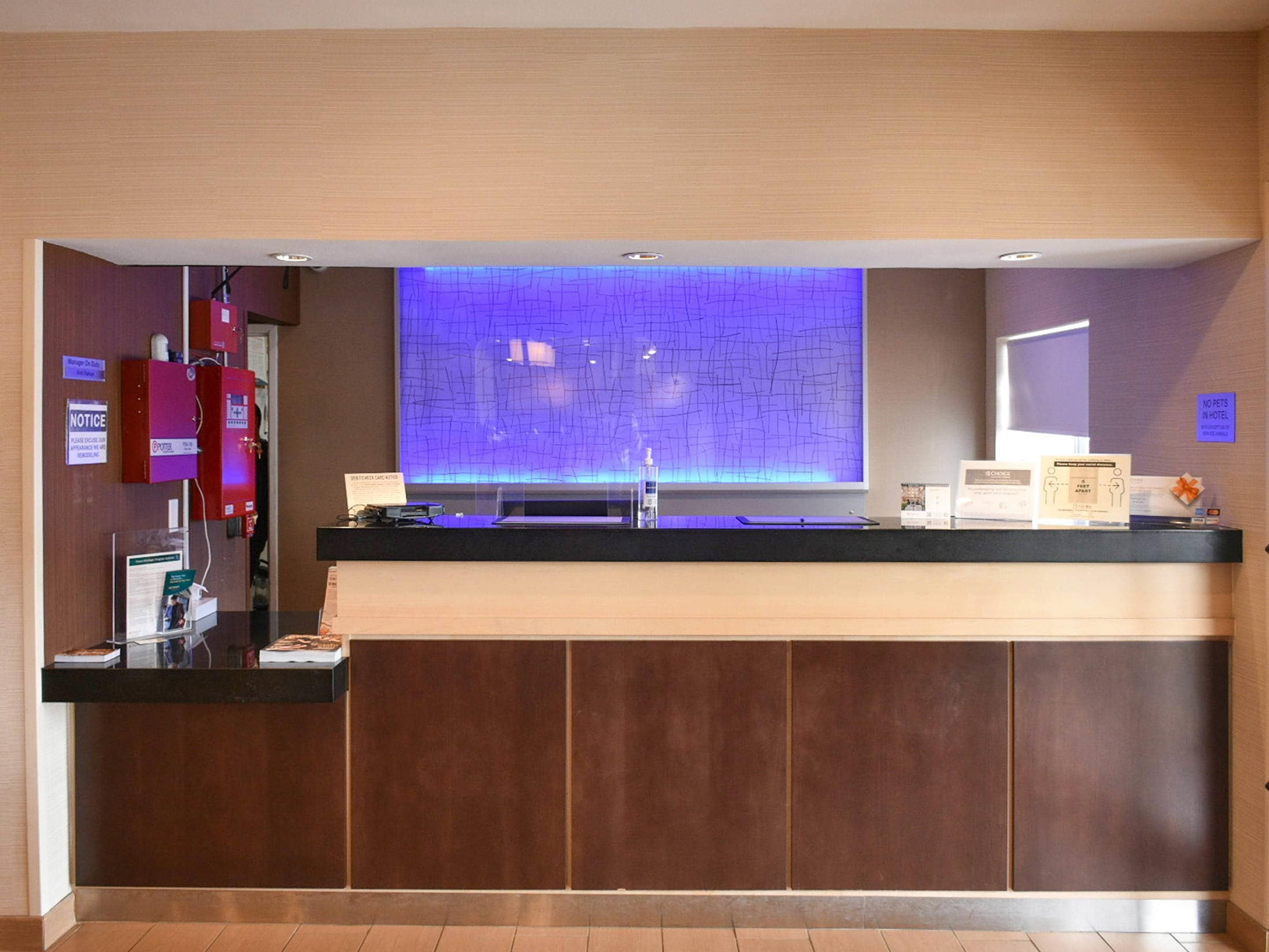 Front desk
