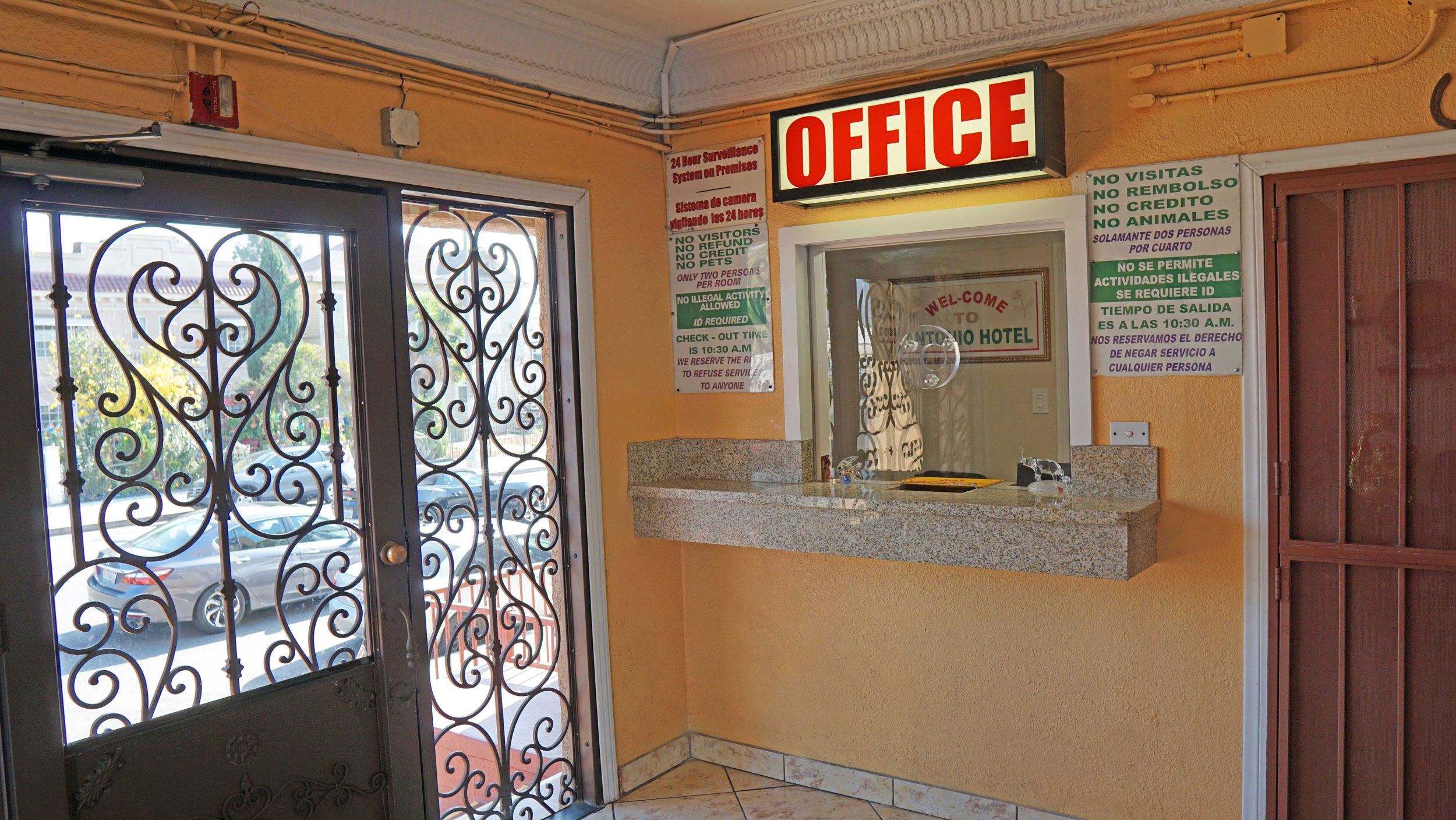 Front desk